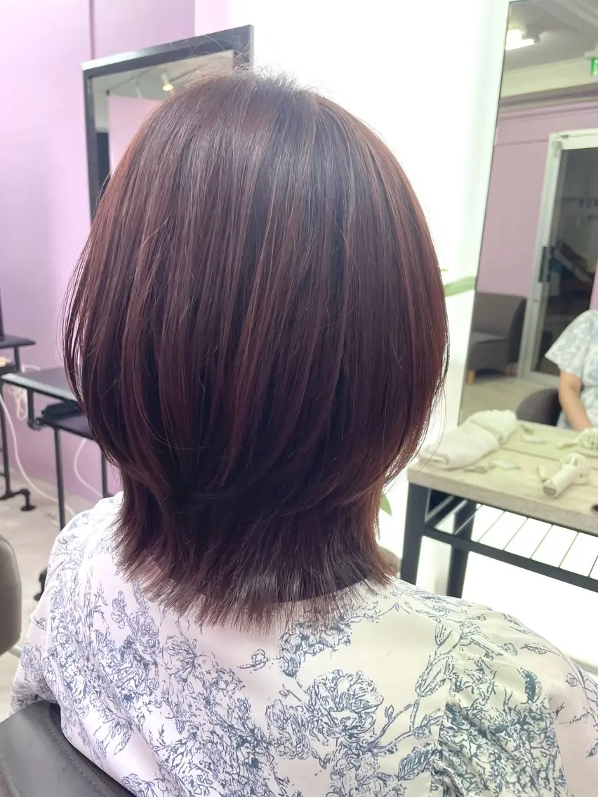 ショート カラー カット ヘアカラー トリートメント 高尾亮輔/ ボブ特化美容師のヘアスタイル