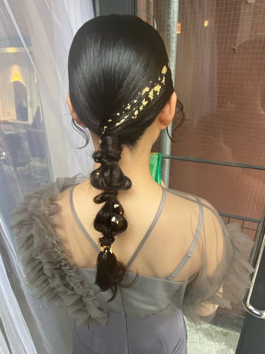 ロング ヘアアレンジ ヘアセット 【safric】 NAOのヘアスタイル