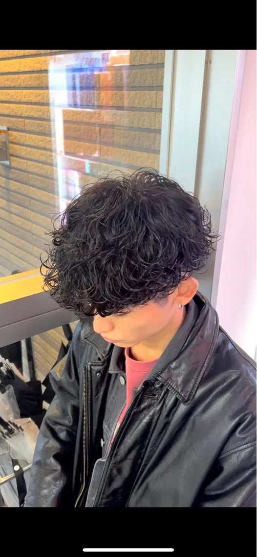 ショート メンズ カット パーマ ヘアセット お悩み解消✨/ メンズパーマ✨/直樹のヘアスタイル