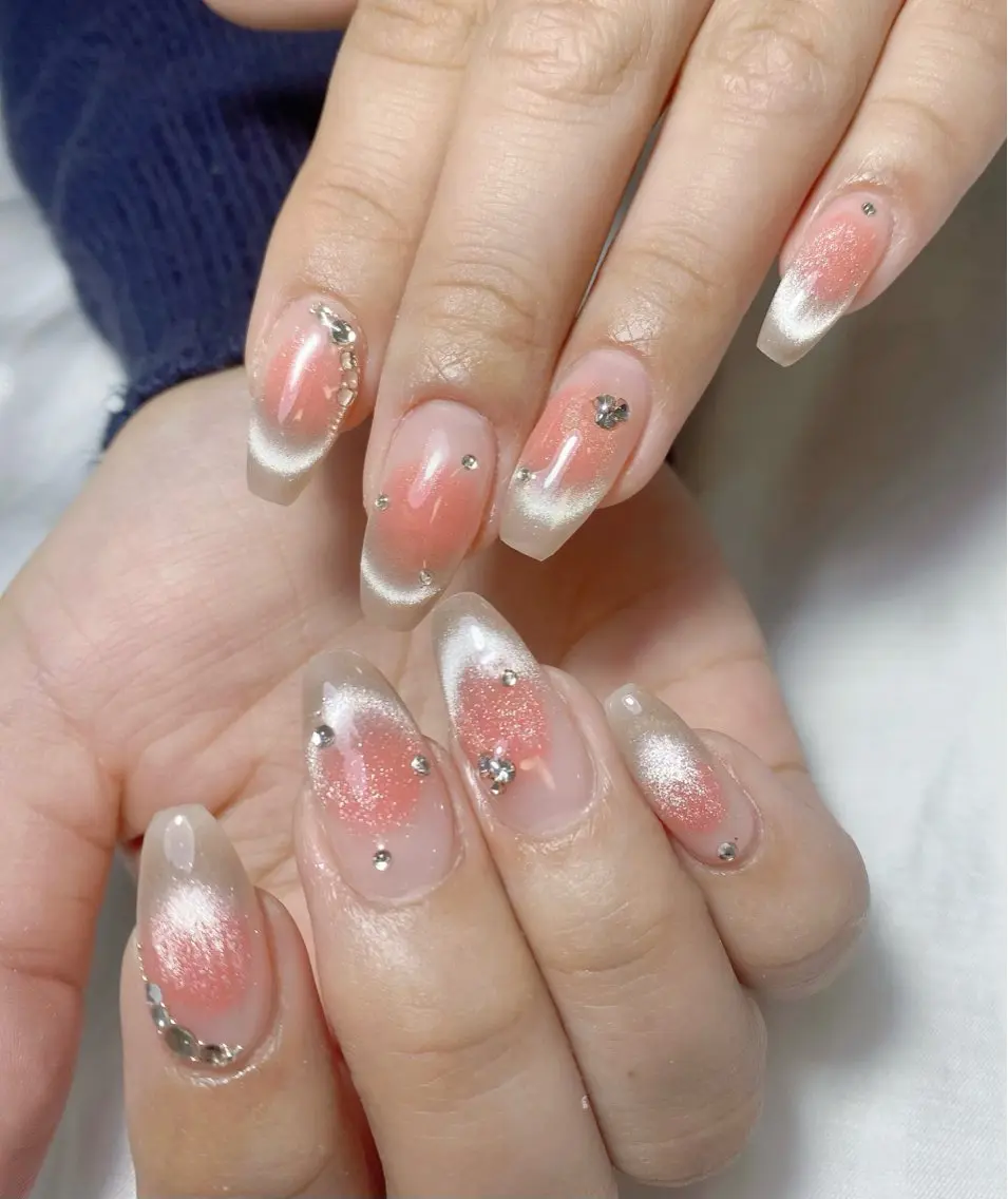 ネイル アートネイル フレンチネイル ジェルネイル グラデーション 韓国ネイル Nail Salon kihi大塚店のネイルデザイン