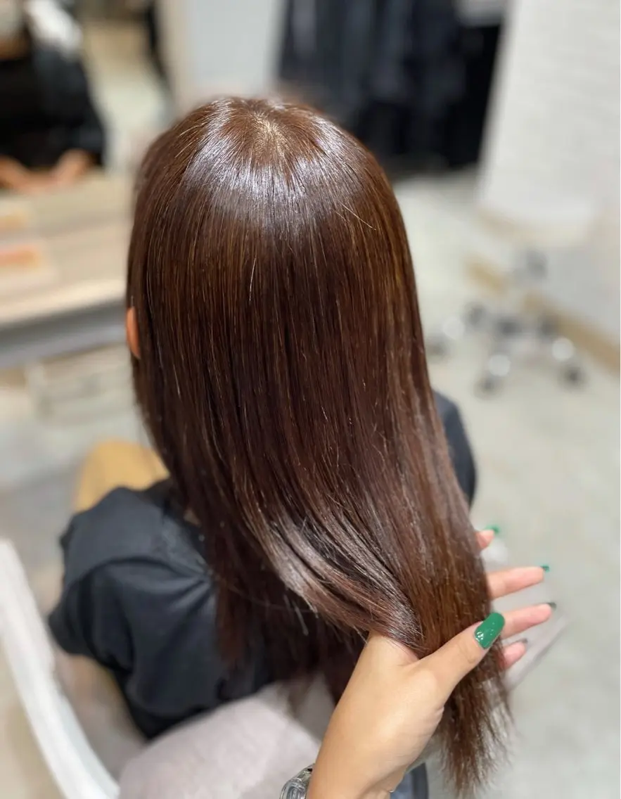 ✨髪質改善酸性ストレート+カット(リピーター様+¥550)の写真