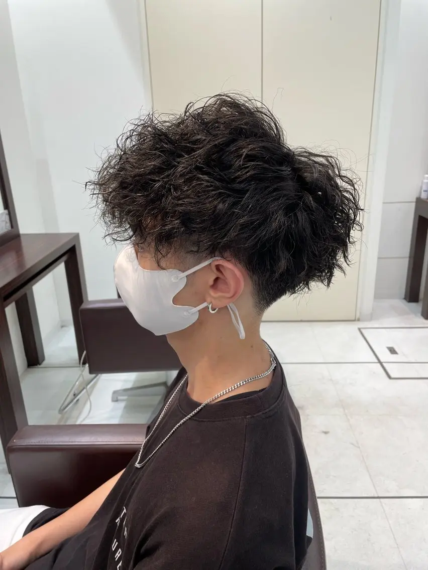 ショート パーマ メンズ メンズパーマ 【千葉駅南口歩1分】 MAKAのヘアスタイル