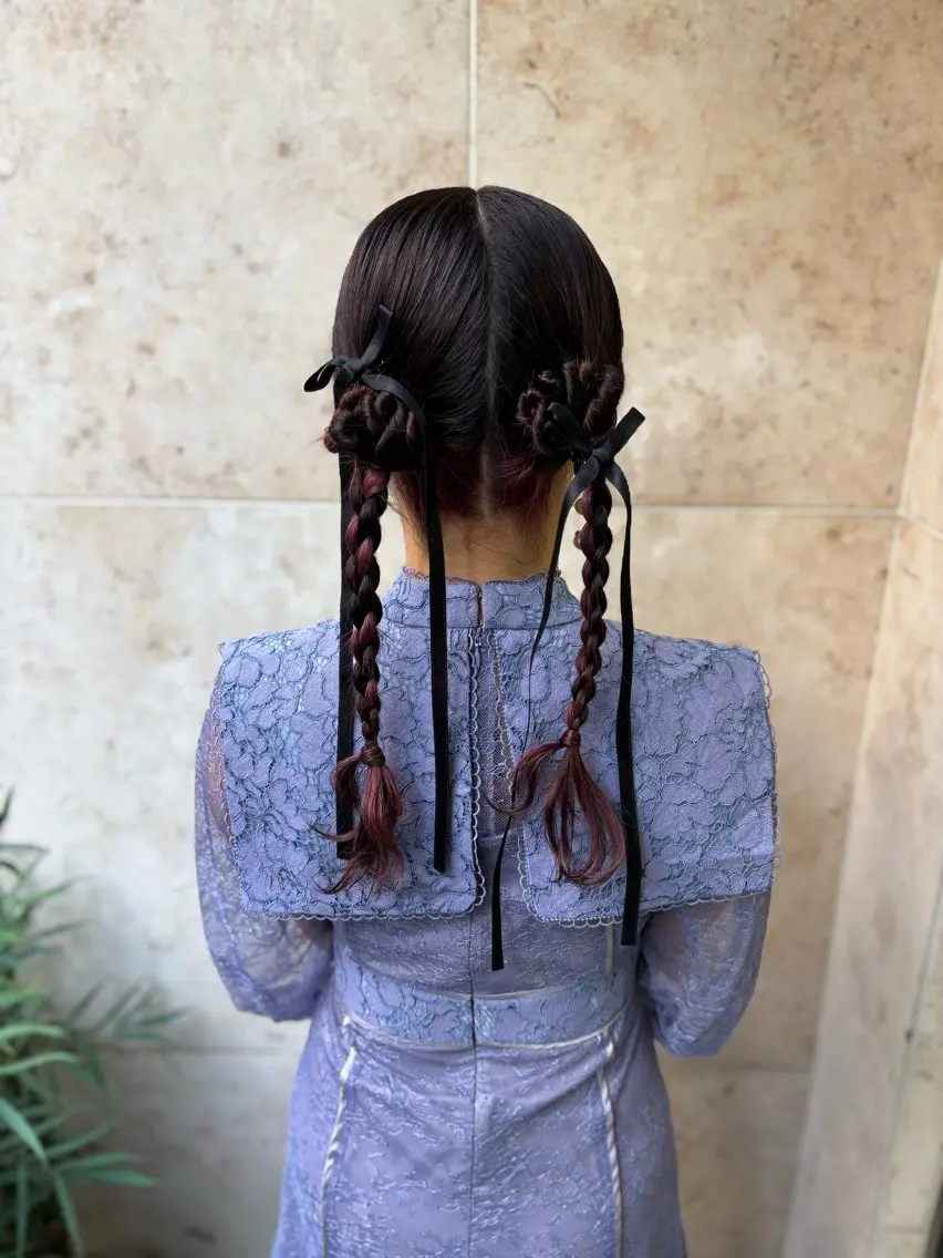 ロング ヘアアレンジ たかや みなみのヘアスタイル