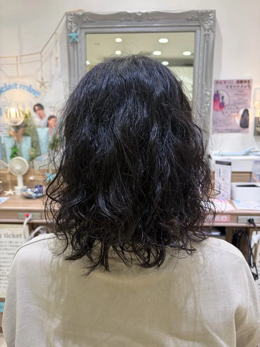 ショート パーマ メンズ メンズパーマ カット パーマ Miyu🦄ash カット/まつげのヘアスタイル