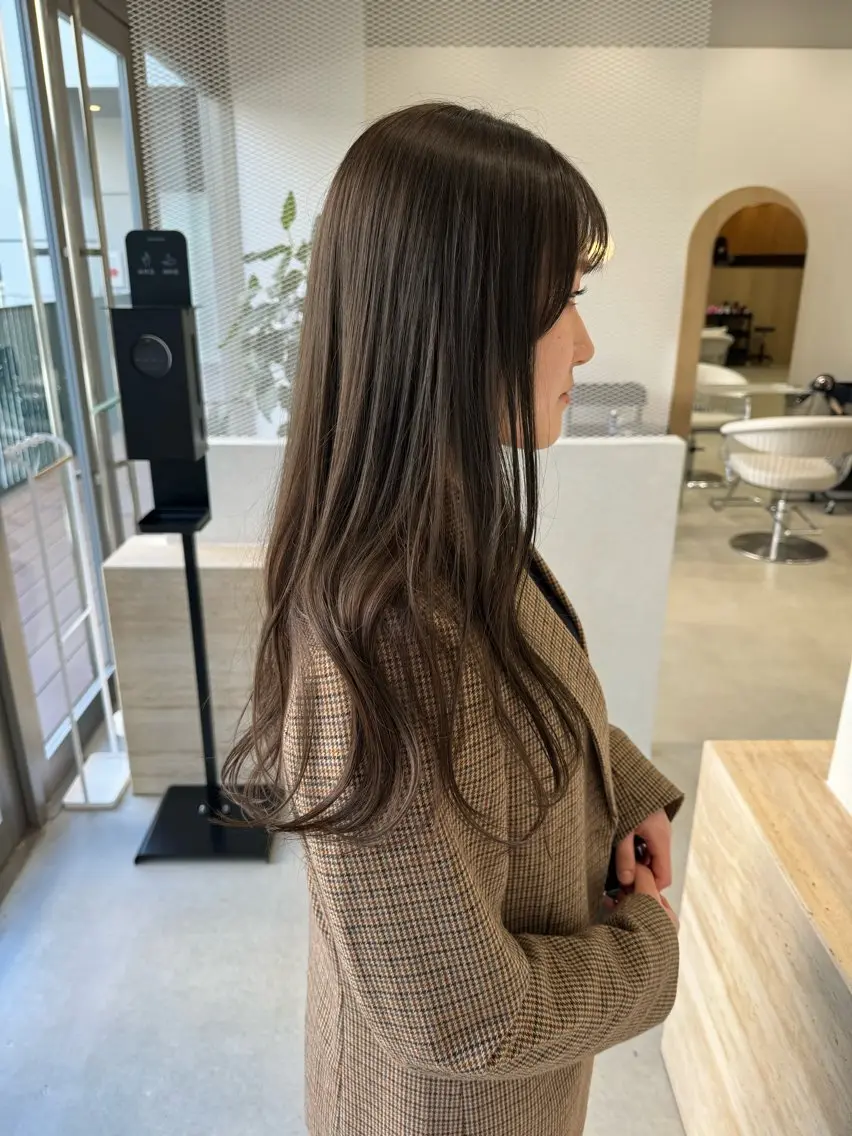 ロング アッシュ 透明感カラー✴︎ SAYAKAのヘアスタイル