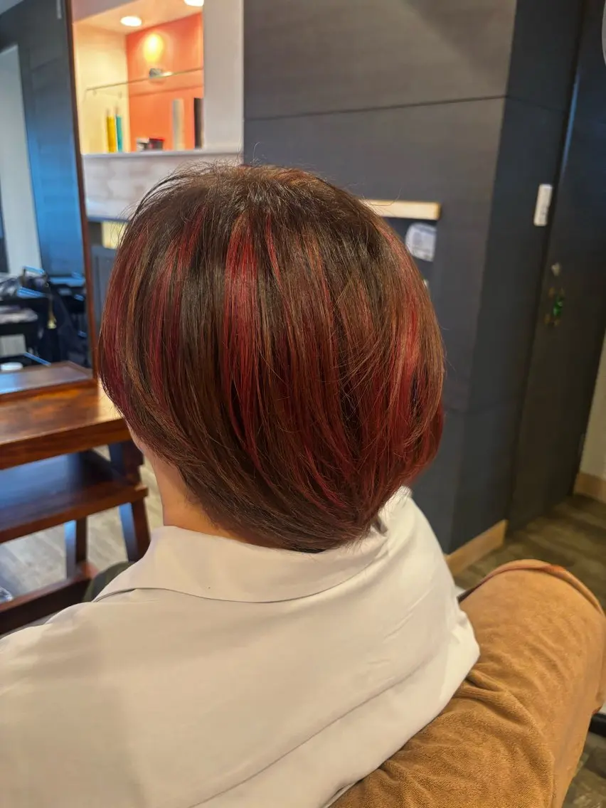 カラー メンズ メンズハイライト ハイライトカラー 中島 碧人のヘアスタイル