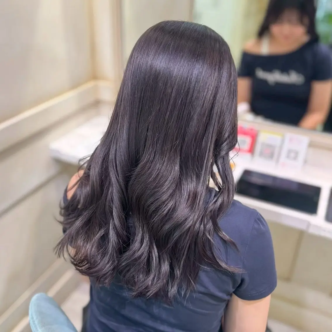 カラー ヘアカラー トリートメント 透明感ツヤカラー/ ゆうな💙のヘアスタイル