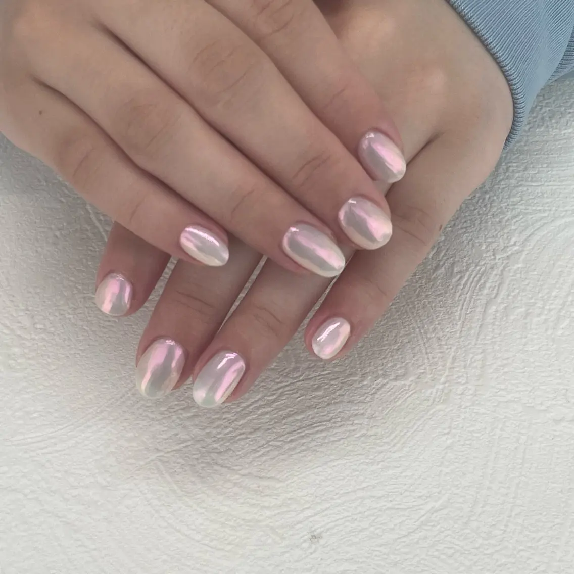 ネイル オーロラネイル ハンドネイル 💖𝓜𝓲𝓸 /7月予約受付中💖のネイルデザイン