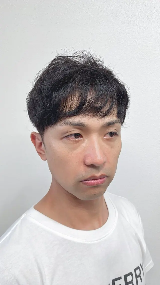 ミディアム ヘアアレンジ メンズ 千佳 CHIKAのヘアスタイル