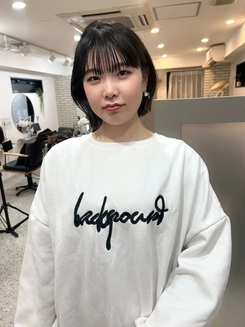 ショート 透明感カラー 莉々子のヘアスタイル