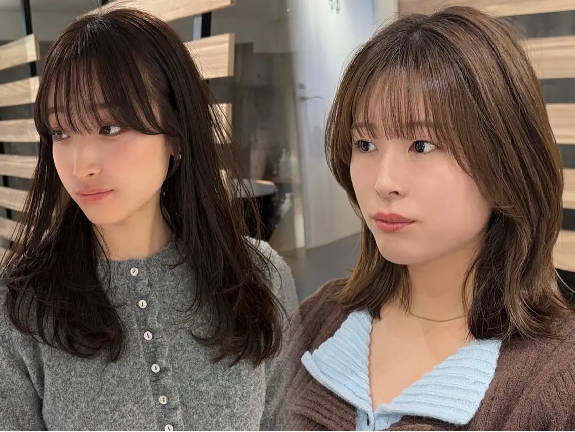 セミロング カット ヘアカラー トリートメント ロングレイヤー/ボブ レイヤー/菅野恭平のヘアスタイル