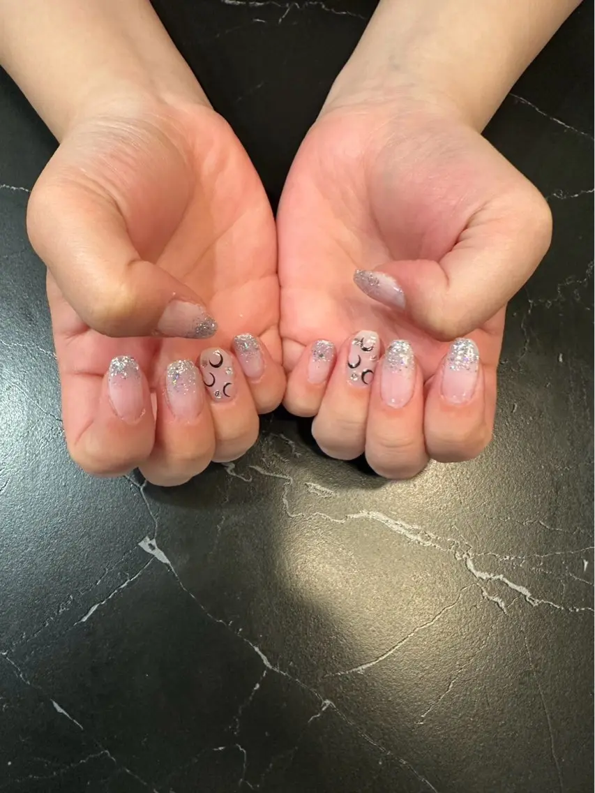 ラメグラデーションオフ込みの写真