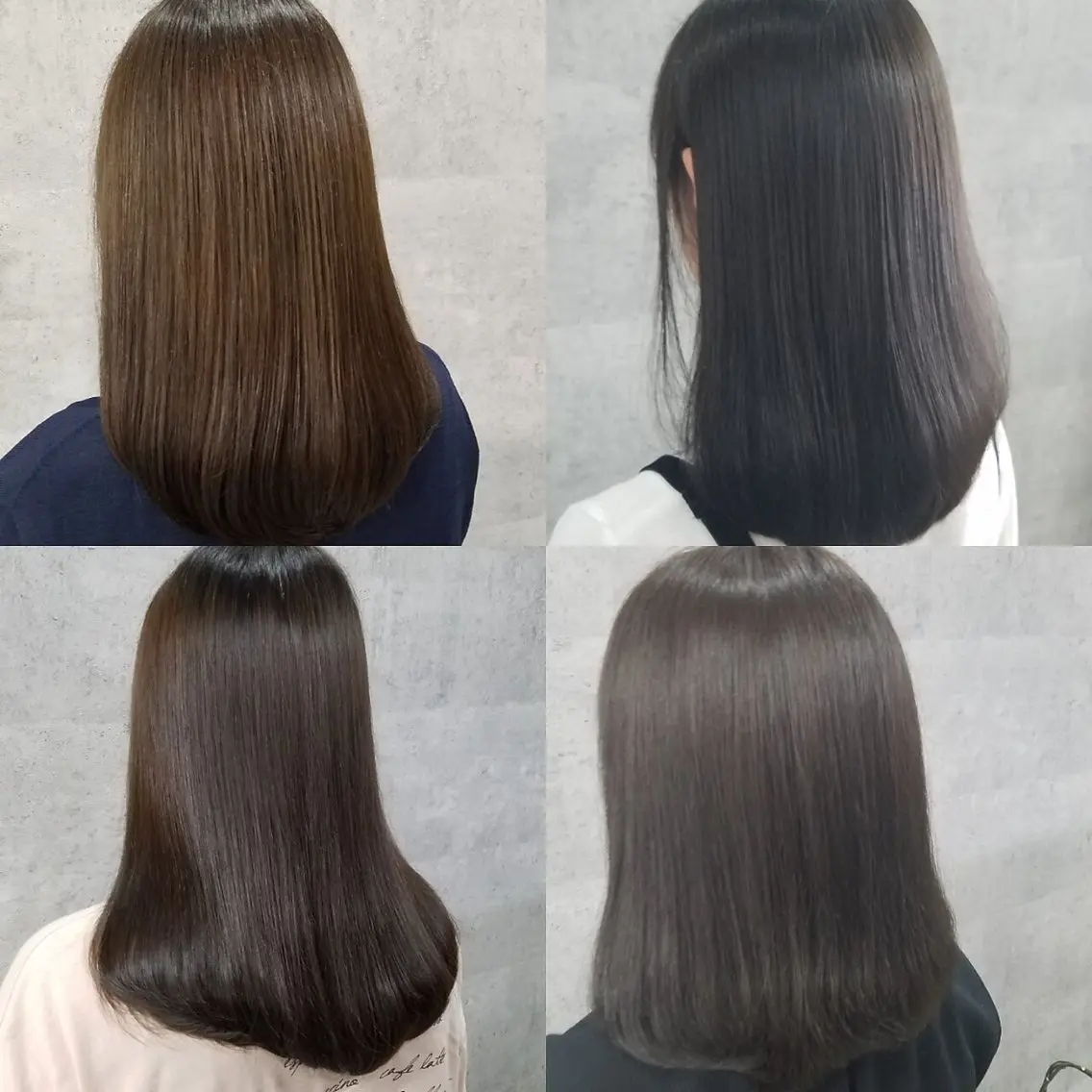 セミロング ショートヘアー◎ 縮毛矯正◎のヘアスタイル