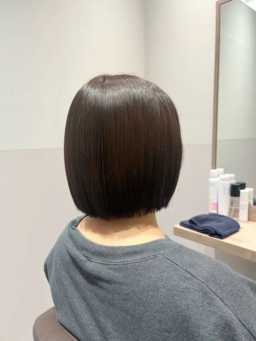 ショート ボブ カット ヘアカラー トリートメント 大宮レイヤーカット× 透明感カラー　rioのヘアスタイル