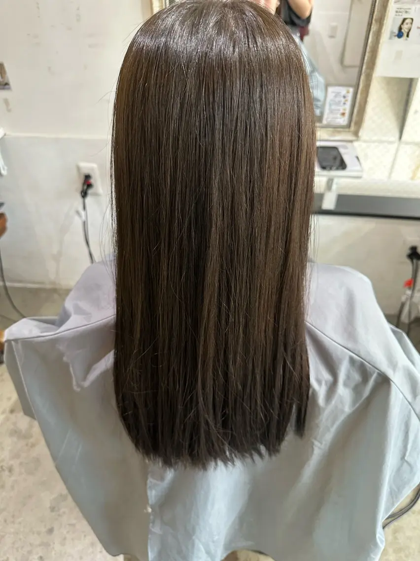 セミロング カラー ヘアカラー 赤熊 咲良 🦔ྀིのヘアスタイル