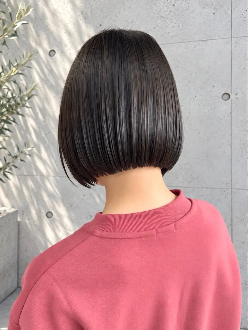 ショート カラー ボブ カット ヘアカラー トリートメント ボブ専門美容師 /ミヤノのヘアスタイル