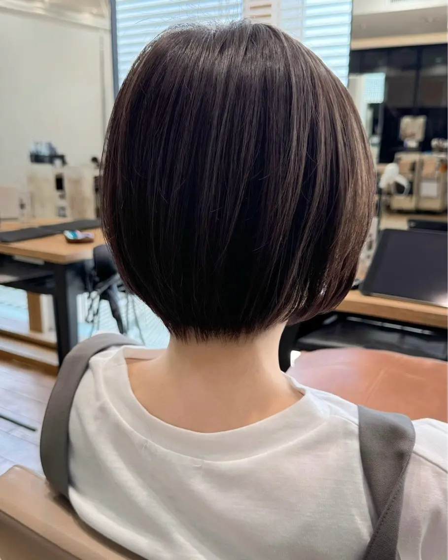 ショート カラー カット ヘアカラー トリートメント 💍新宿ショート 💍岩田莉奈のヘアスタイル