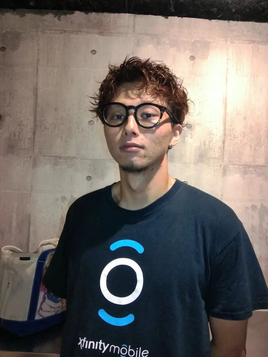 メンズ カット 窪田 力也のヘアスタイル