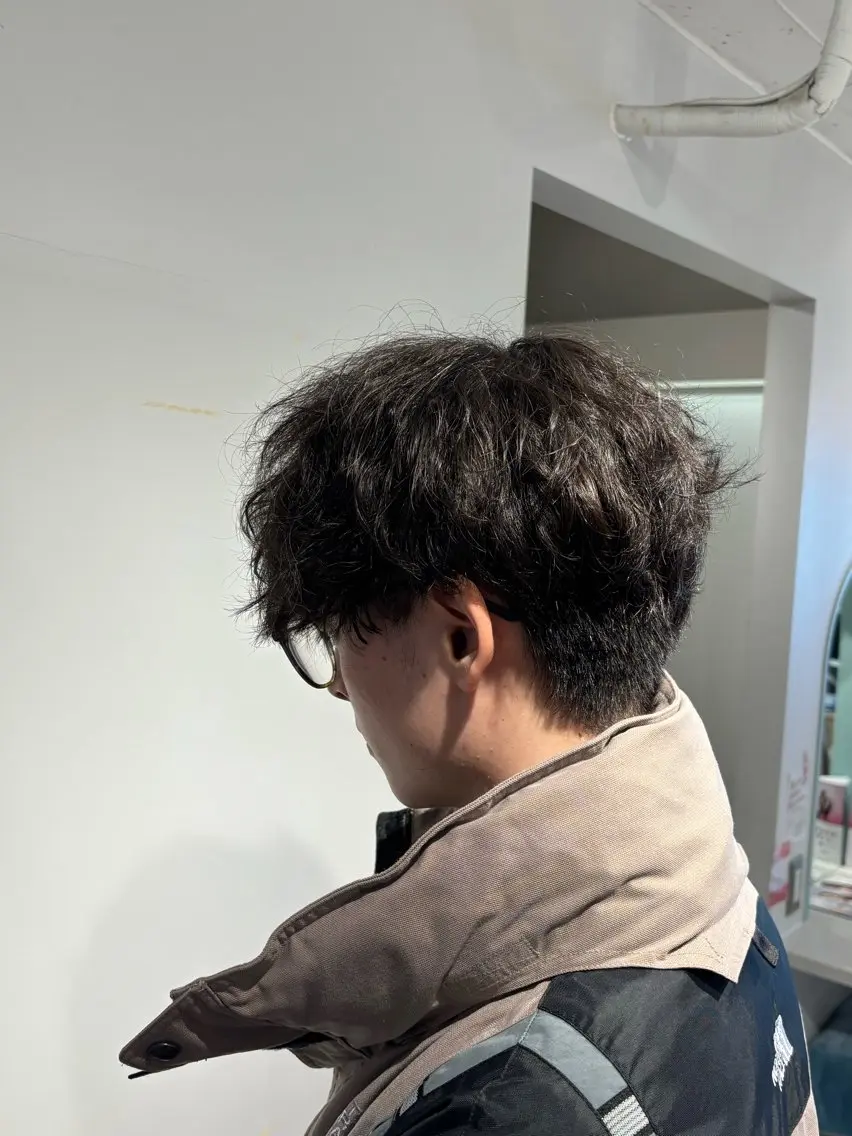 パーマ メンズ メンズパーマ 波巻きパーマ CreBiA ayanoのヘアスタイル