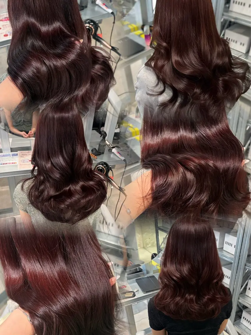 セミロング カラー カット ヘアカラー トリートメント ダブルカラー/レイヤ ーカット 🤍ゆきなのヘアスタイル