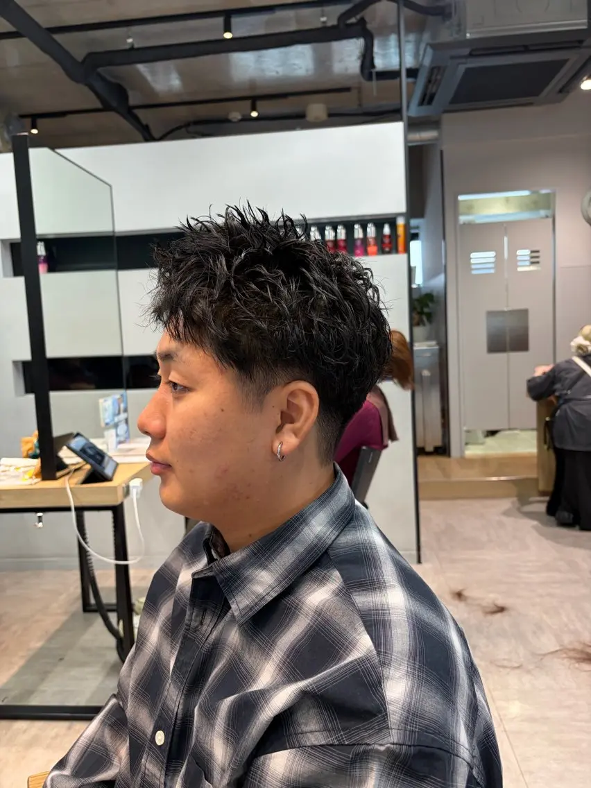 メンズ カット パーマ メンズカット パーマ飯野友喜のヘアスタイル