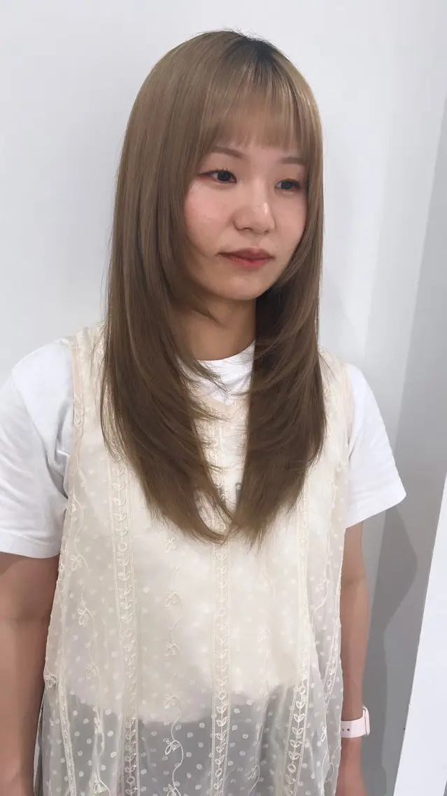 ロング ヘアアレンジ レイヤーカット FEMMEAREA☆ Amiのヘアスタイル