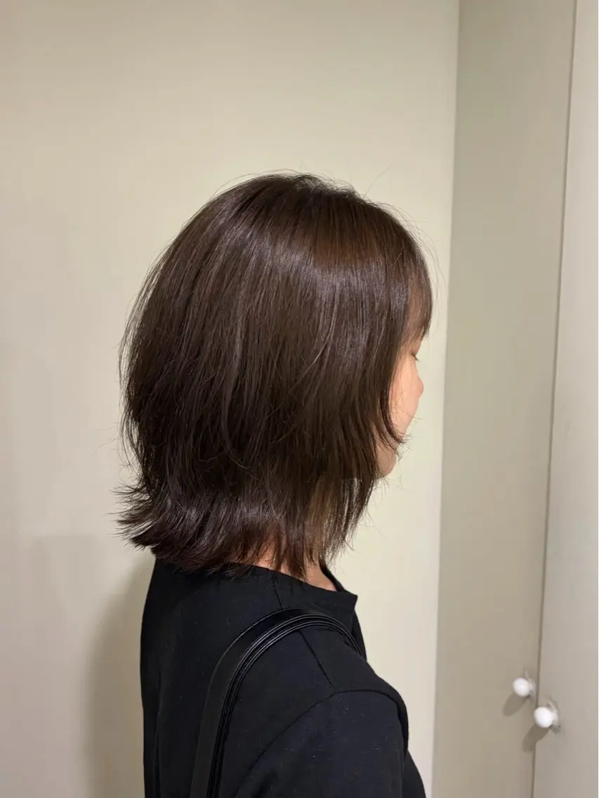 初回限定【カット+カラー+トリートメント🍇】カット+艶カラー+ダメージケアトリートメント🌙の写真