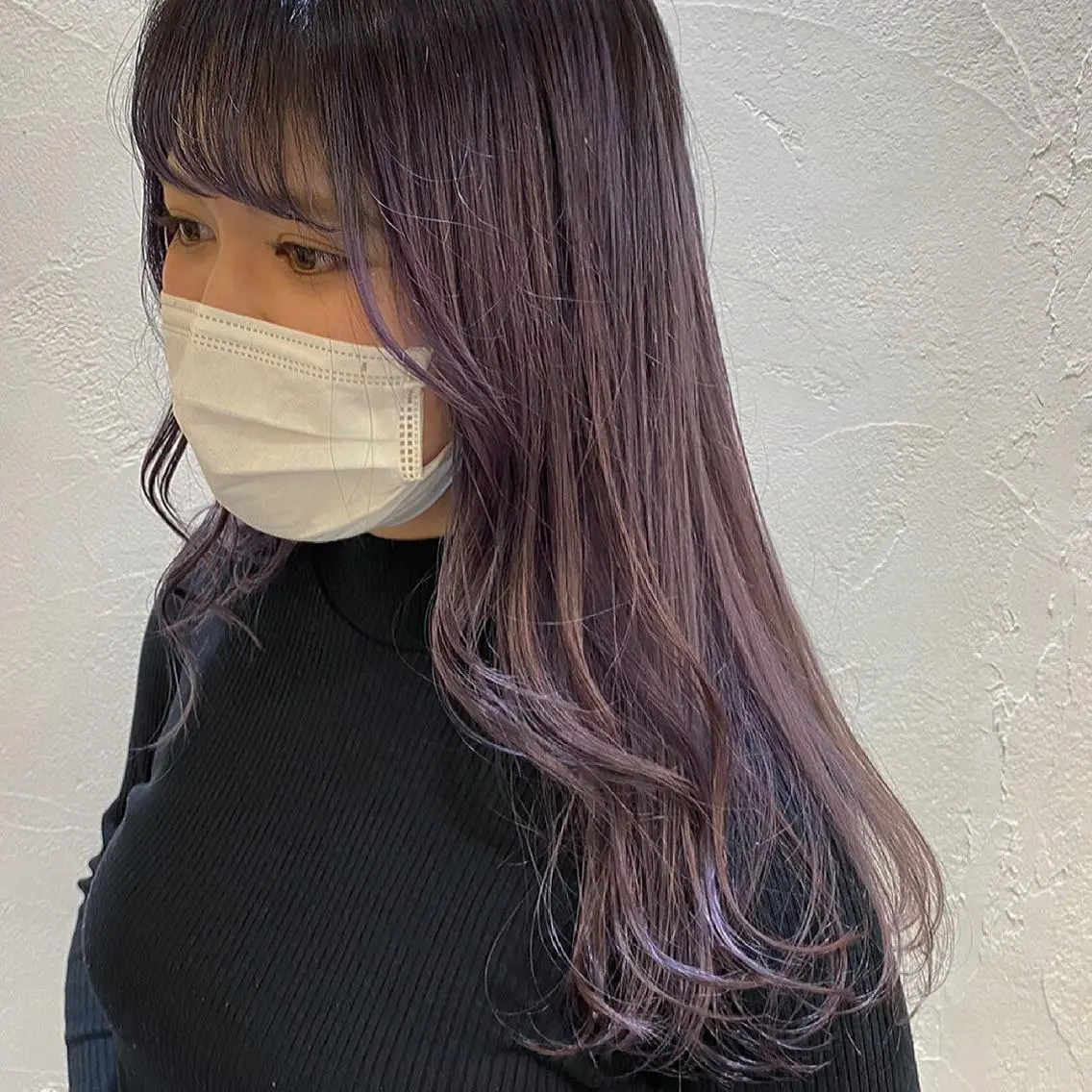 ロング カラー 伊藤ゆかり/髪質改善 /透明感カラーのヘアスタイル