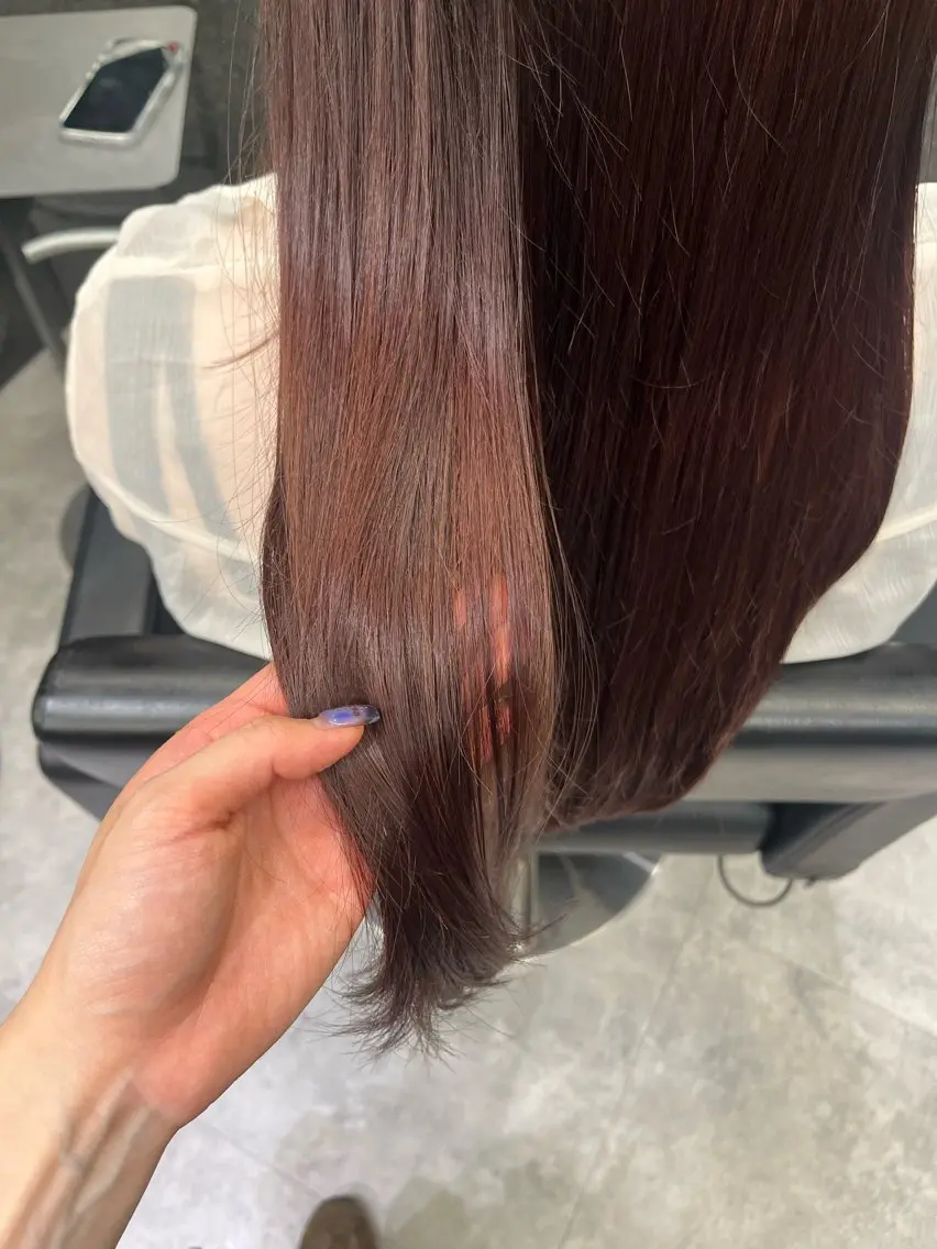 カラー ブラウンカラー ピンクカラー ‧₊˚ .⋆ ˖ Sayaka☘️✧*のヘアスタイル