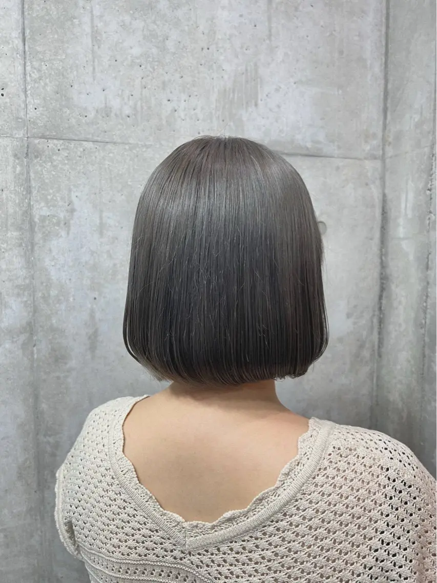 ミディアム ブリーチカラー/ 寺口佳希のヘアスタイル