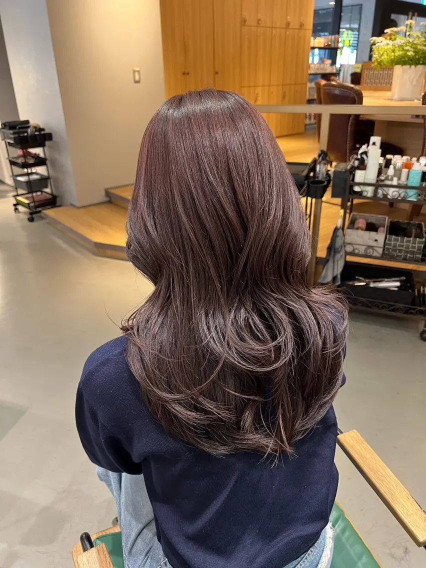 ロング カラー unopulir Shioriのヘアスタイル