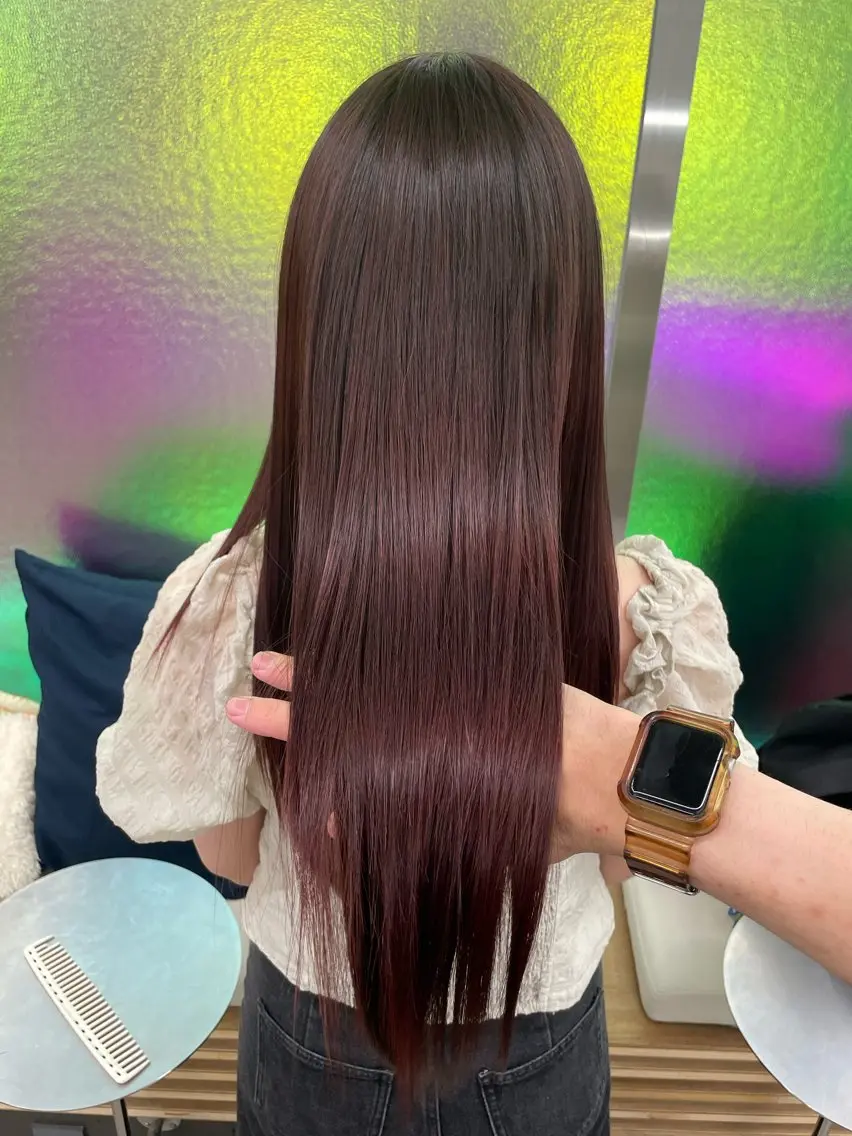 セミロング カラー カット ヘアカラー トリートメント 梅田艶髪矯正 💖koichiroのヘアスタイル