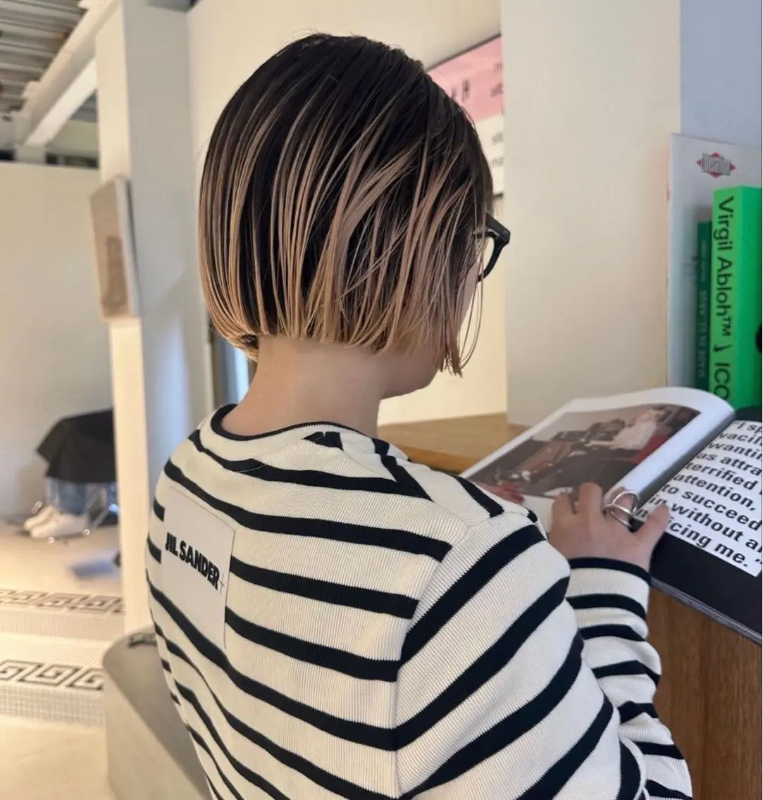ミディアム ヘアカラー 似合わせcut ◎ 倉橋実咲のヘアスタイル
