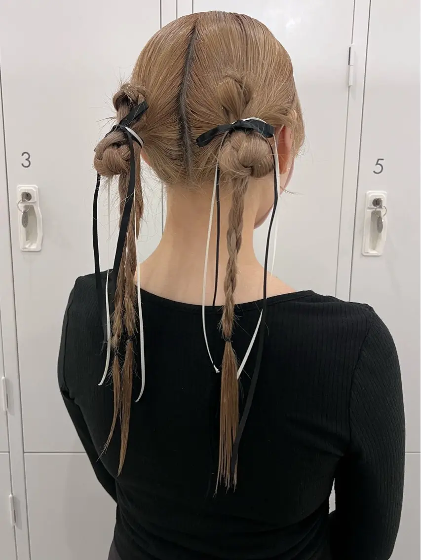 ヘアアレンジ ボブ ヘアセット 新宿❤︎ヘアセット ♡YUME🪼のヘアスタイル