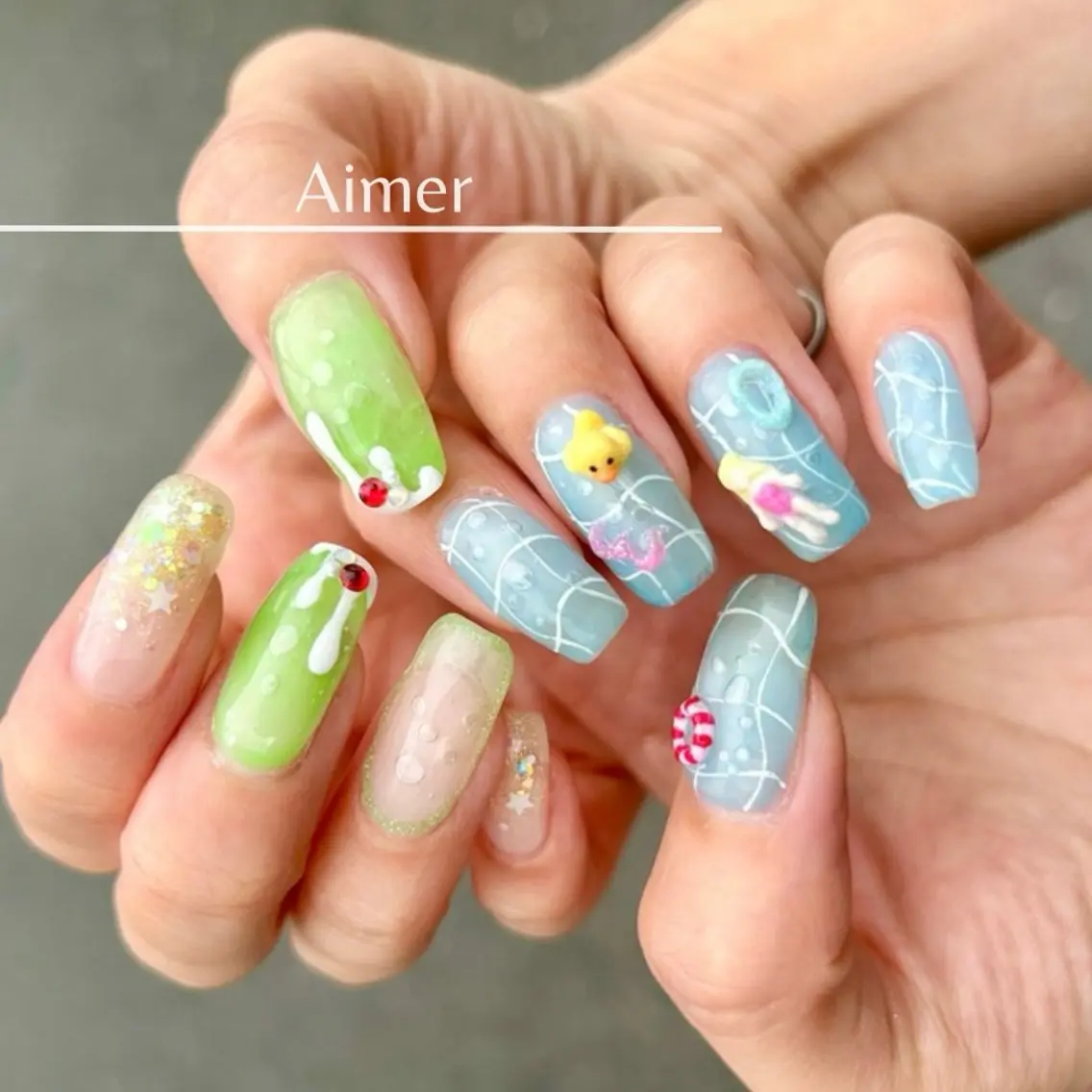 ネイル ハンドネイル nailsalon Aimerのネイルデザイン