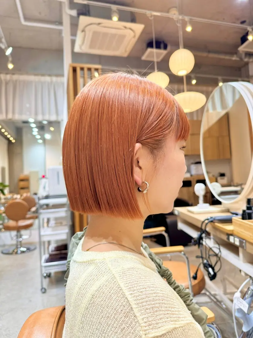 ショート カラー ヘアカラー 🫧艶カラー/ダブル カラー♡/桜🌸のヘアスタイル