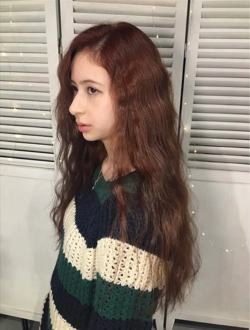 ロング カラー ヘアカラー トリートメント Hanaka🪷 ニュアンス×レイヤーのヘアスタイル