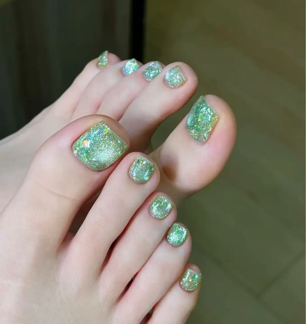 【フット】キラキラが可愛いうるうるフラッシュ+マグネット◇（２色までOK）＊￥6580の写真
