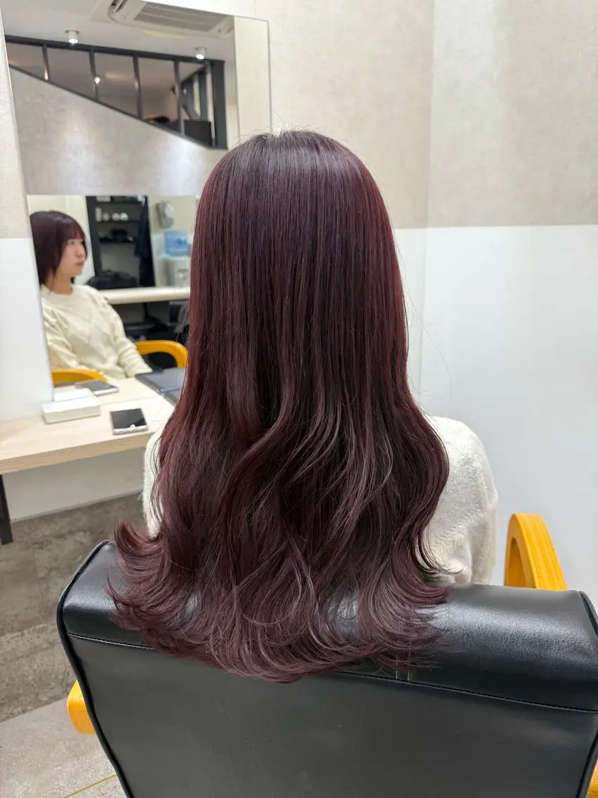 カラー ヘアカラー トリートメント GiseL 博多 ほのかのヘアスタイル