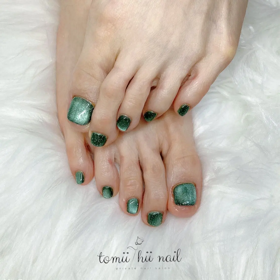 ネイル フットネイル マグネットネイル シンプルネイル フットネイル tomii-hii -nailのその他イメージ