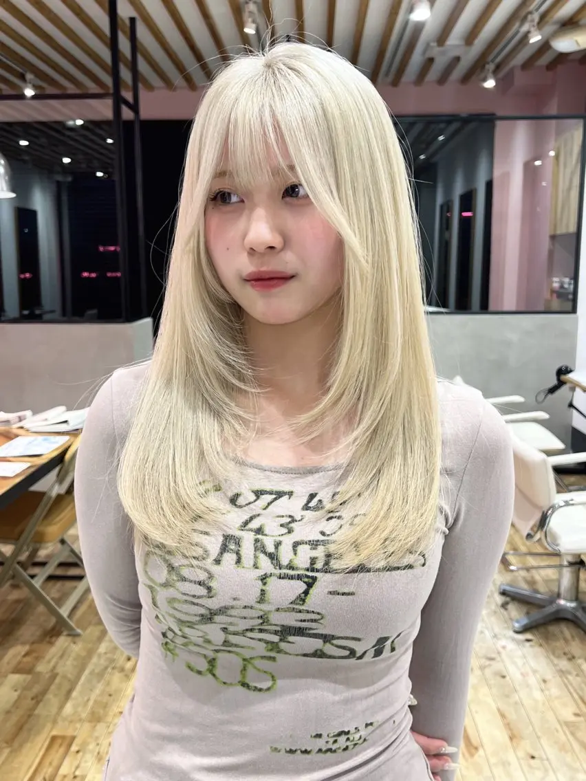 カラー ヘアカラー D'na ディーナのヘアスタイル