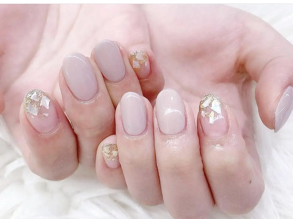 ネイル 長さ出し crystal ⭐︎ colorのネイルデザイン