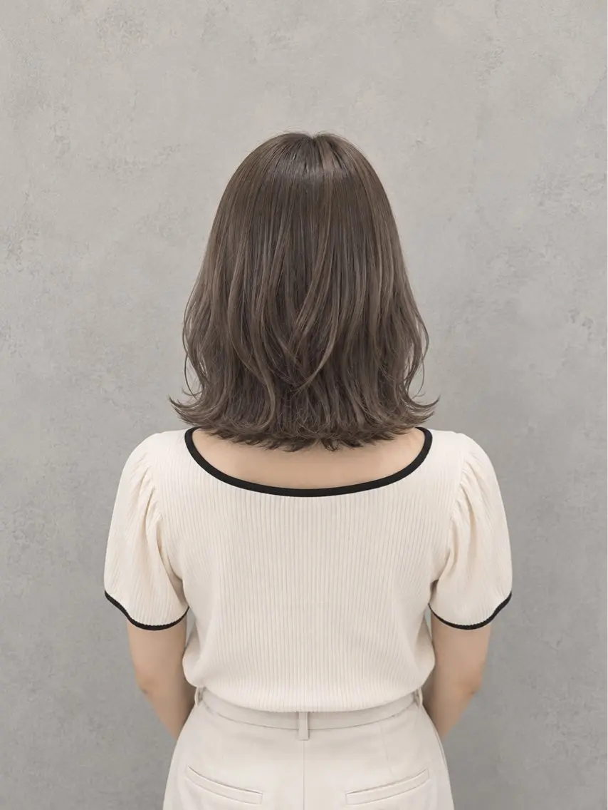 ミディアム 🫧縮毛矯正 かとうよしき🫧のヘアスタイル