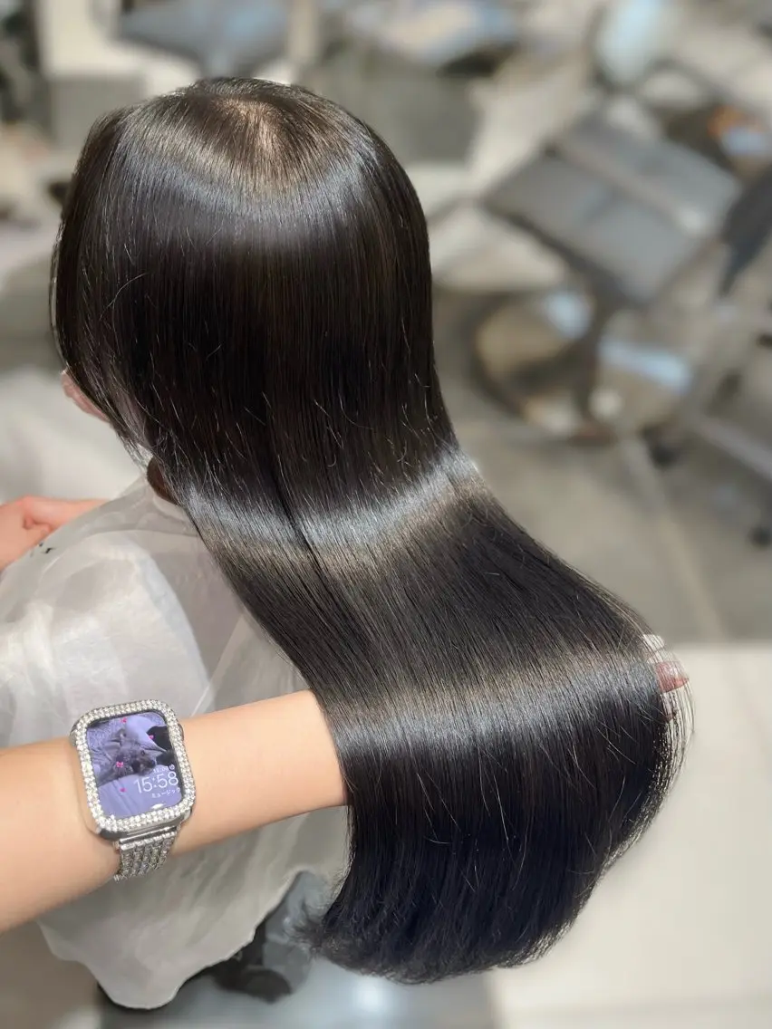 ロング ヘアカラー haruna .のヘアスタイル