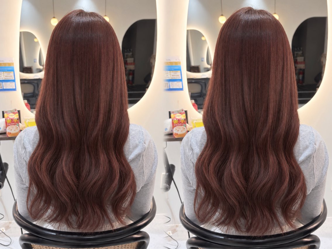 カラー ヘアカラー すずき あいりのヘアスタイル