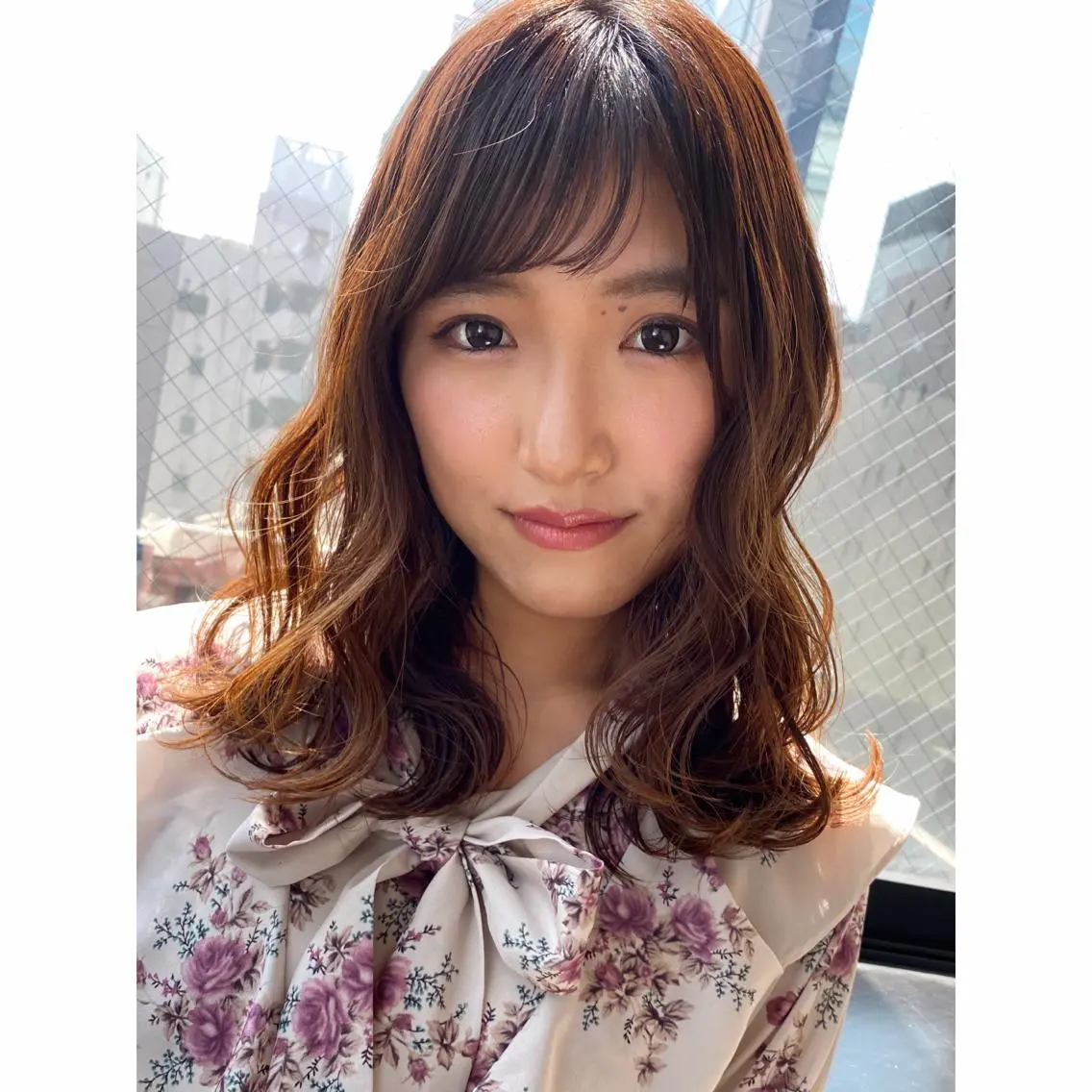 ミディアム カラー ヘアアレンジ 似合わせカット 小顔カット カット ヘアカラー トリートメント ツヤ髪になりたい方へ 🩷柴田知亜希のヘアスタイル