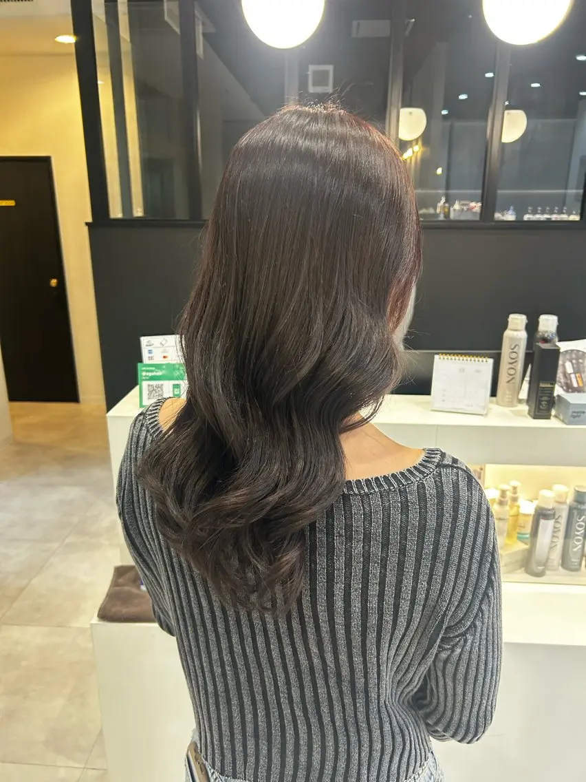 ロング カラー 落合心菜/ 釧路美容室のヘアスタイル