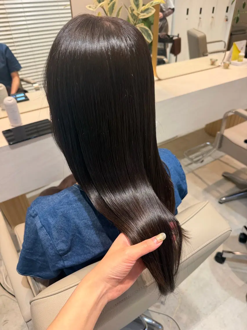 ロング トリートメント 🤍恵比寿/透明感/ 小顔カット🤍アズサのヘアスタイル