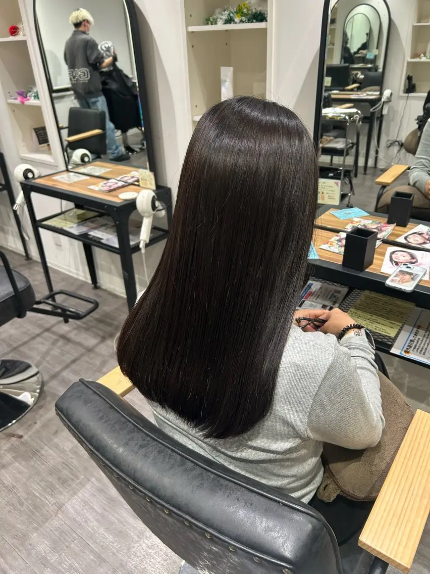 ロング カラー ベージュカラー カット cocotte 💟草間紫音💟のヘアスタイル