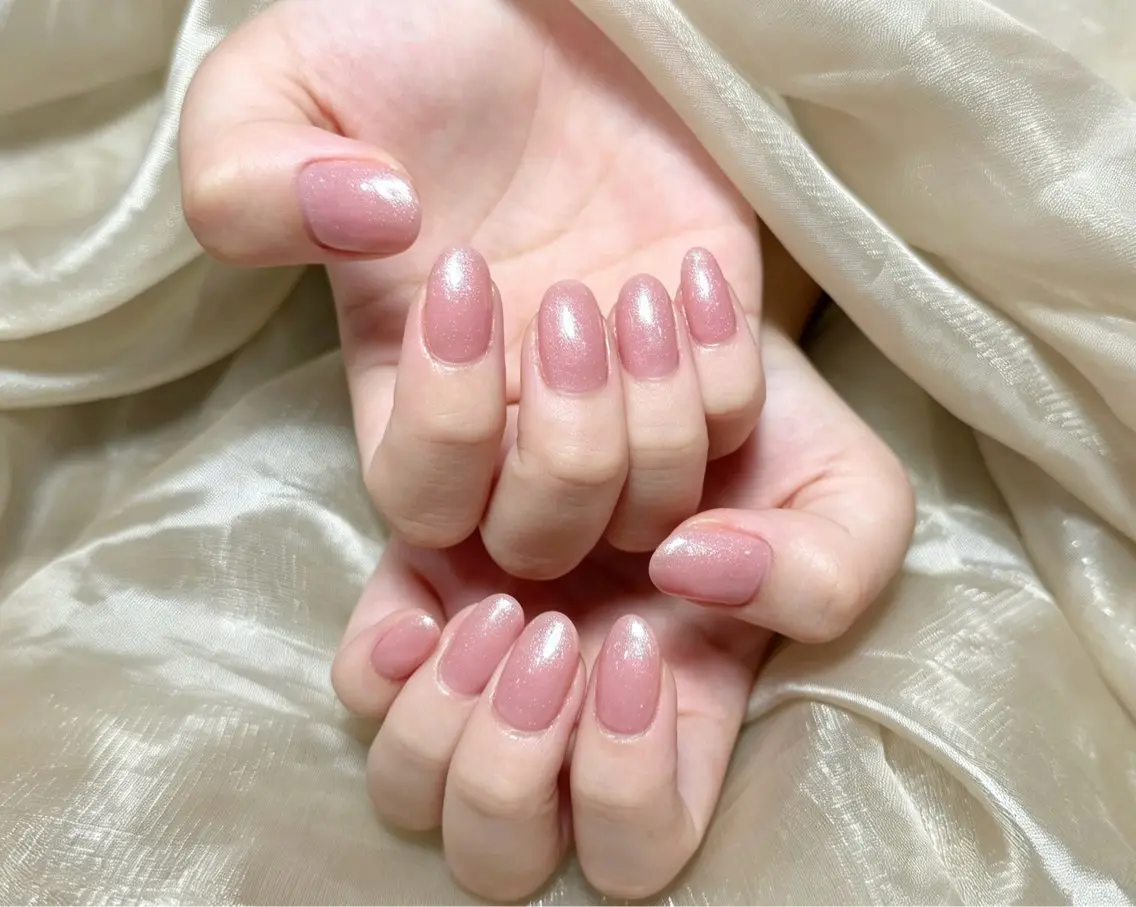 ネイル チークネイル 長さ出し フレンチネイル ジェルネイル 韓国ネイル ハンドネイル Lucky Nail Salon❶のネイルデザイン